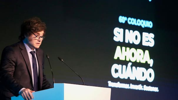 El presidente Javier Milei expuso en el 60 Coloquio de Idea