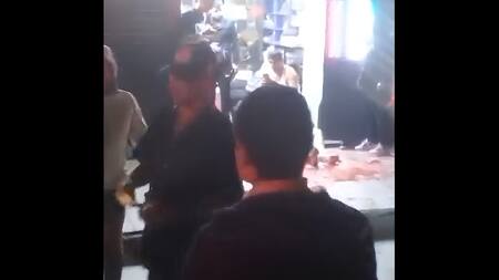 Ataque con granada en un boliche de Perú. Foto: Captura de video.