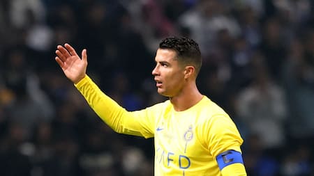 Cristiano Ronaldo se mostró fastidioso durante el partido. Foto: Reuters