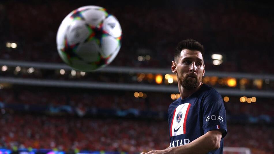 Lionel Messi en el PSG. Foto: REUTERS.