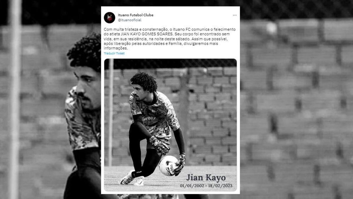Jian Kayo Gomes Soares, arquero brasileño fallecido, NA