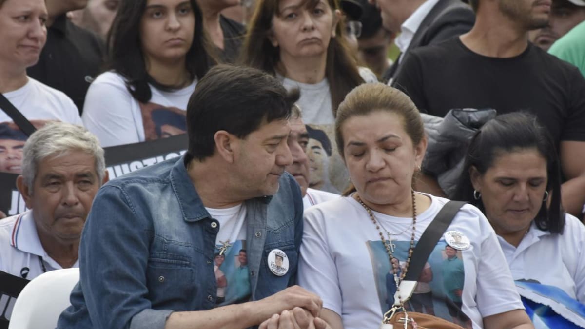 Padres de Fernando Báez Sosa, Foto NA