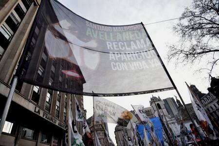 Marcha por Santiago Maldonado en Plaza de Mayo (NA)