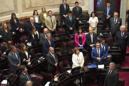 Debate en el Senado por la reforma laboral.