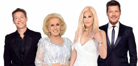 Personajes famosos farándula - Adrián Suar, Mirtha Legrand, Susana Giménez, Marcelo Tinelli