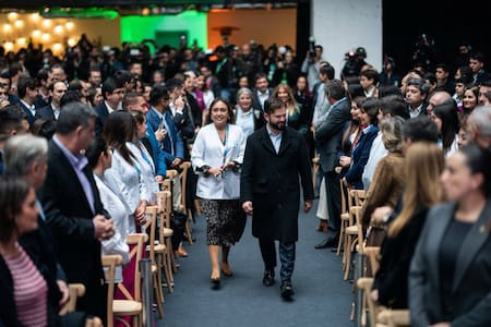 Boric en el Día del Trabajador. Foto: X @GabrielBoric.