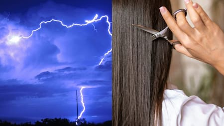 La tormenta de Santa Rosa y su relación con cortarse el pelo. Foto: Unsplash.