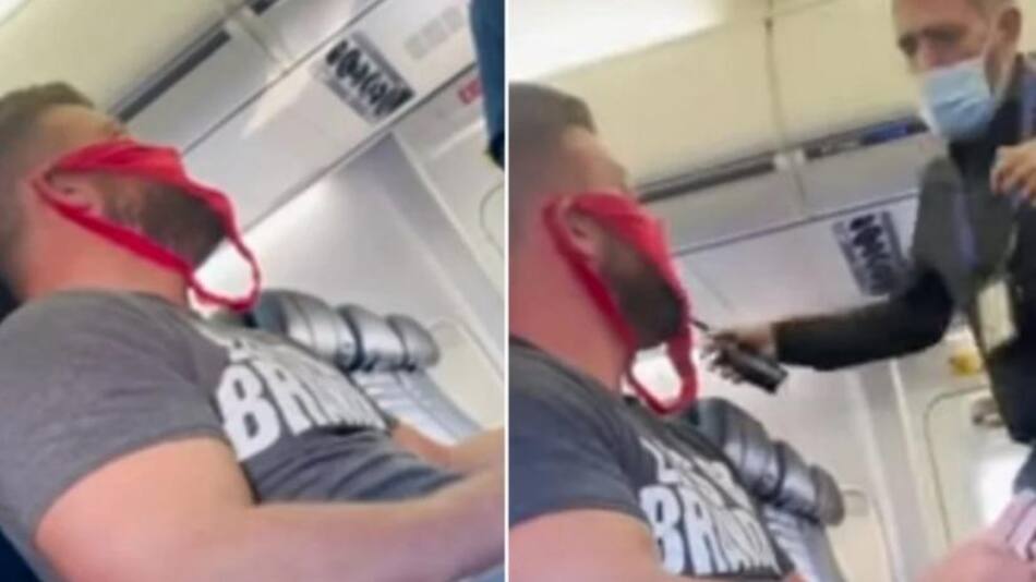 Captura video de hombre intentando volar