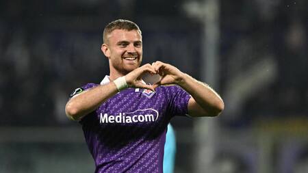 Lucas Beltrán; Fiorentina. Foto: EFE.