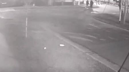 Asesinato en Wilde. Foto: cámara de seguridad.