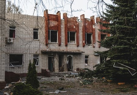 Consecuencias de la guerra en Ucrania. Foto: EFE.