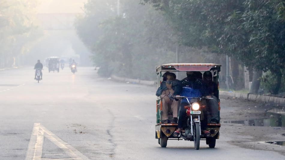 Smog en Pakistán. Foto: EFE.