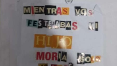 El mensaje que le dejaron a Alberto Fernández en una urna