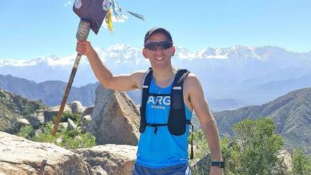 Agustín Gallo, gendarme argentino detenido en Venezuela. Foto: Instagram @agus_ollag
