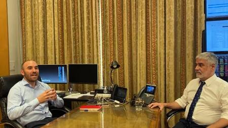 Martín Guzmán y Roberto Feletti