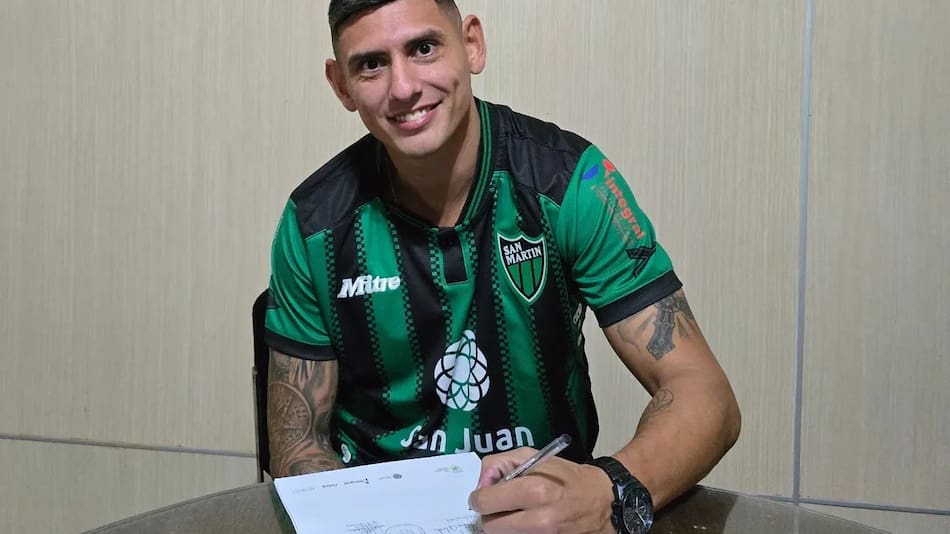 El futbolista juega actualmente en San Martín de San Juan