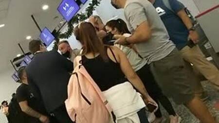 Tensión en el aeropuerto de Ezeiza