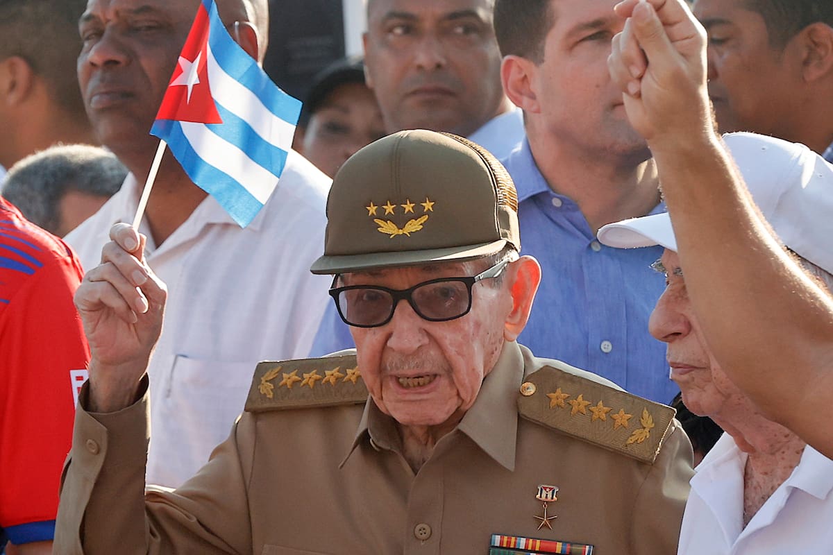 Raúl Castro, ex presidente de Cuba.