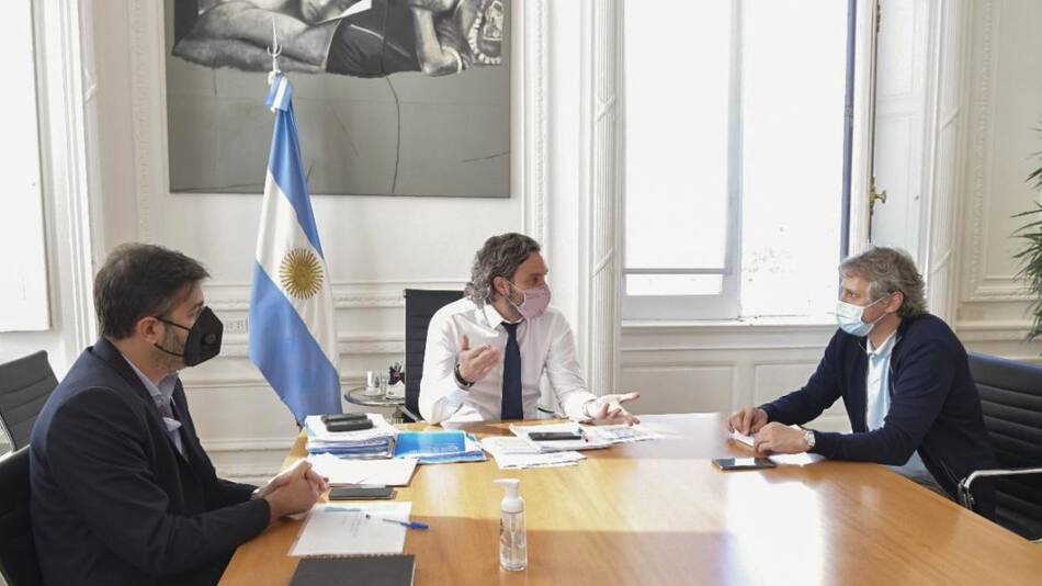 Santiago Cafiero,Felipe Miguel, Carlos Bianco, NA