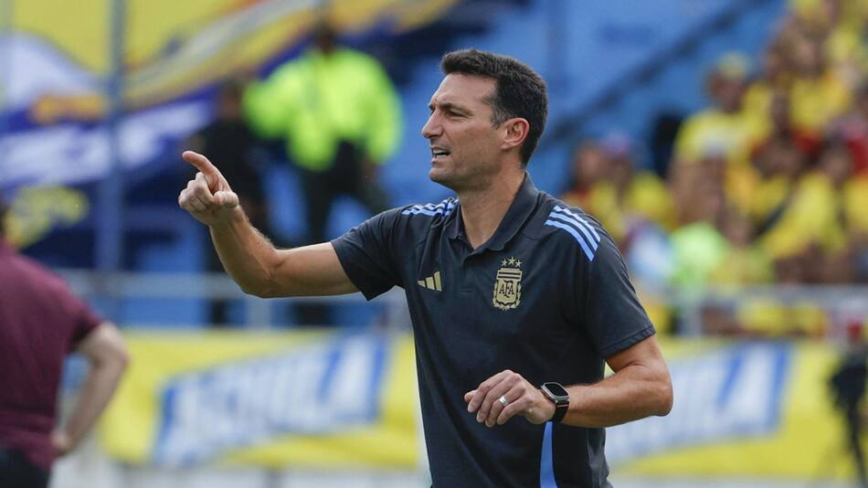 Lionel Scaloni, técnico de la Selección Argentina. Foto: EFE.
