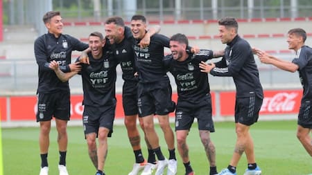 Selección argentina, fútbol, entrenamiento, NA