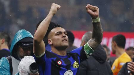 Lautaro Martínez quiere salir de esta mala racha futbolística. Foto: Reuters.