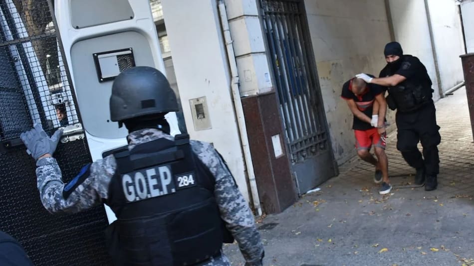 Traslado de presos en Rosario. Foto: gobierno de Santa Fe