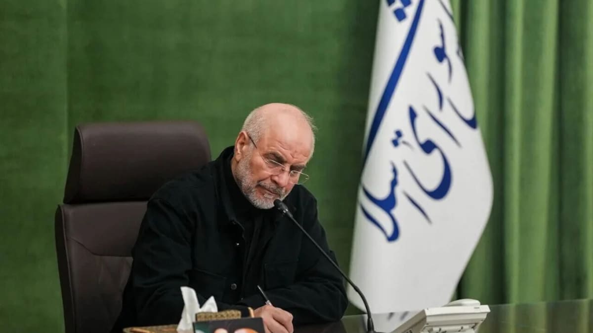 El presidente del Parlamento iraní, Mohammad Bagher Ghalibaf.
