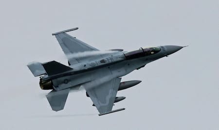 Avión caza F-16. Foto. Reuters.