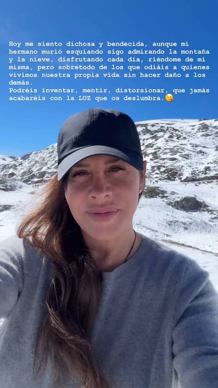 Otro posteo de Karla Sofía Gascón. Foto: Instagram.