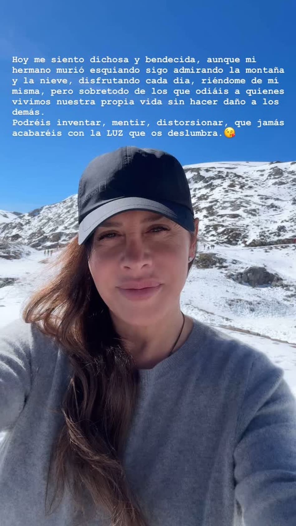 Otro posteo de Karla Sofía Gascón. Foto: Instagram.