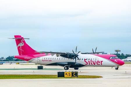 Avión de la aerolínea Silver Airways. Foto: X @silver_airways