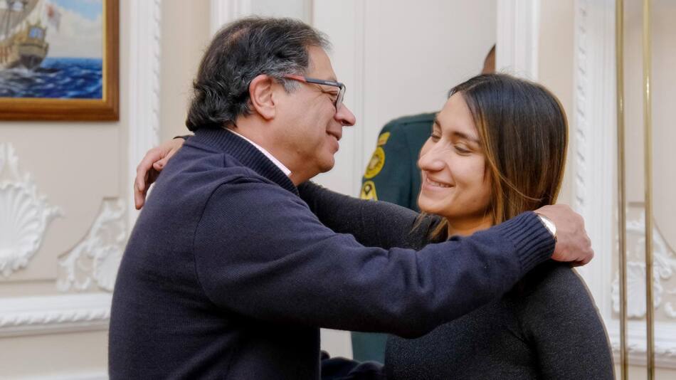 Laura Sarabia regresó al Gobierno de Gustavo Petro. Foto: EFE.