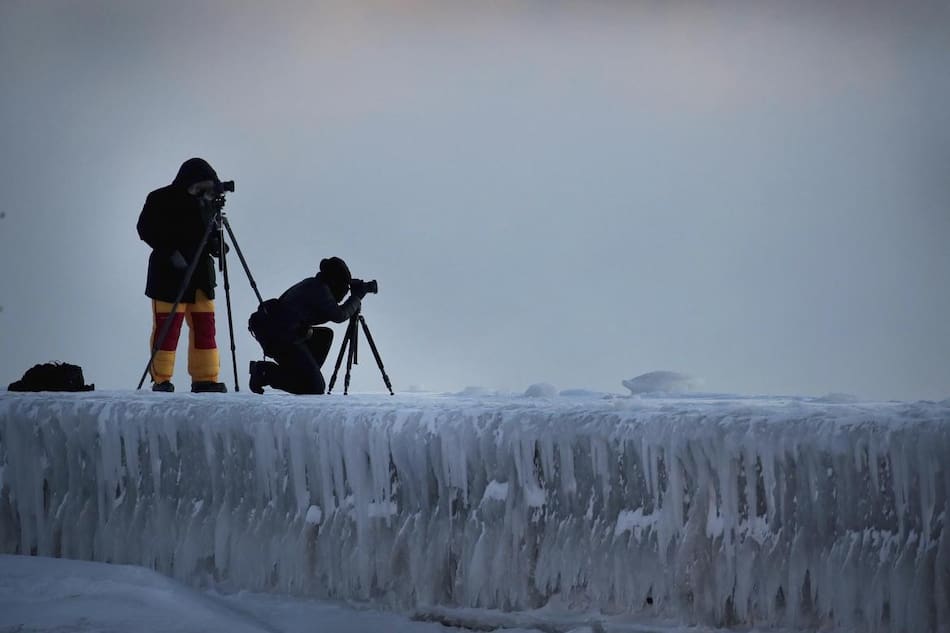 Ola de frío en Chicago, Estados Unidos (NA)