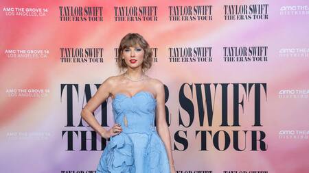 Taylor Swift asistió al estreno de su documental en Los Ángeles. Foto: Reuters.
