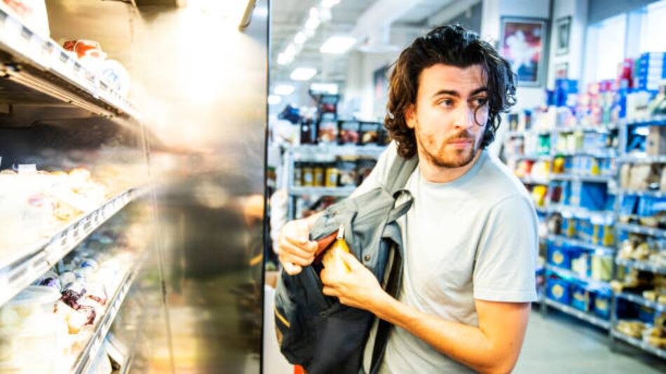 Robo en supermercado. Foto iStock.