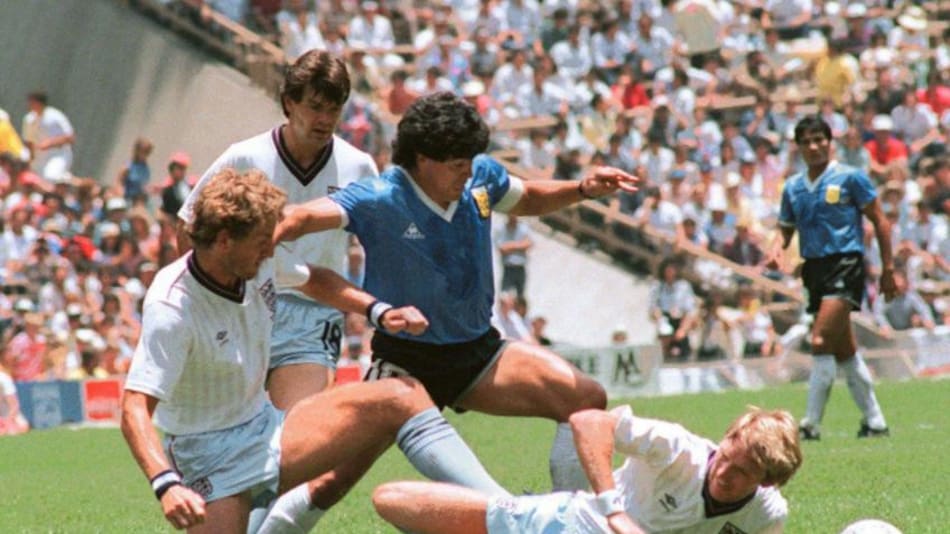 Diego Maradona, gol a los ingleses, NA