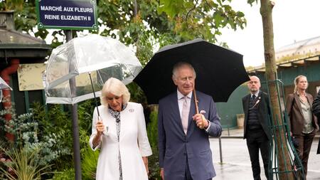 El rey Carlos III y su esposa Camila Parker Bowles. Foto: Reuters.