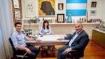 Cristina Kirchner se reunió con los senadores Juan Manzur, Wado de Pedro, Sergio Uñac y Antonio José Rodas