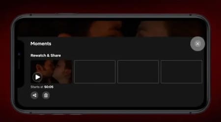 ¿Cómo funciona "Momentos", la nueva herramienta de Netflix. Foto: Netflix