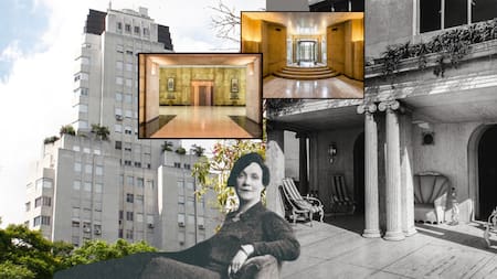 Edificio Kavanagh, antes y después.