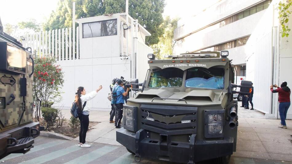 Violencia en México tras la detención del hijo del Chapo Guzmán. Foto: REUTERS.