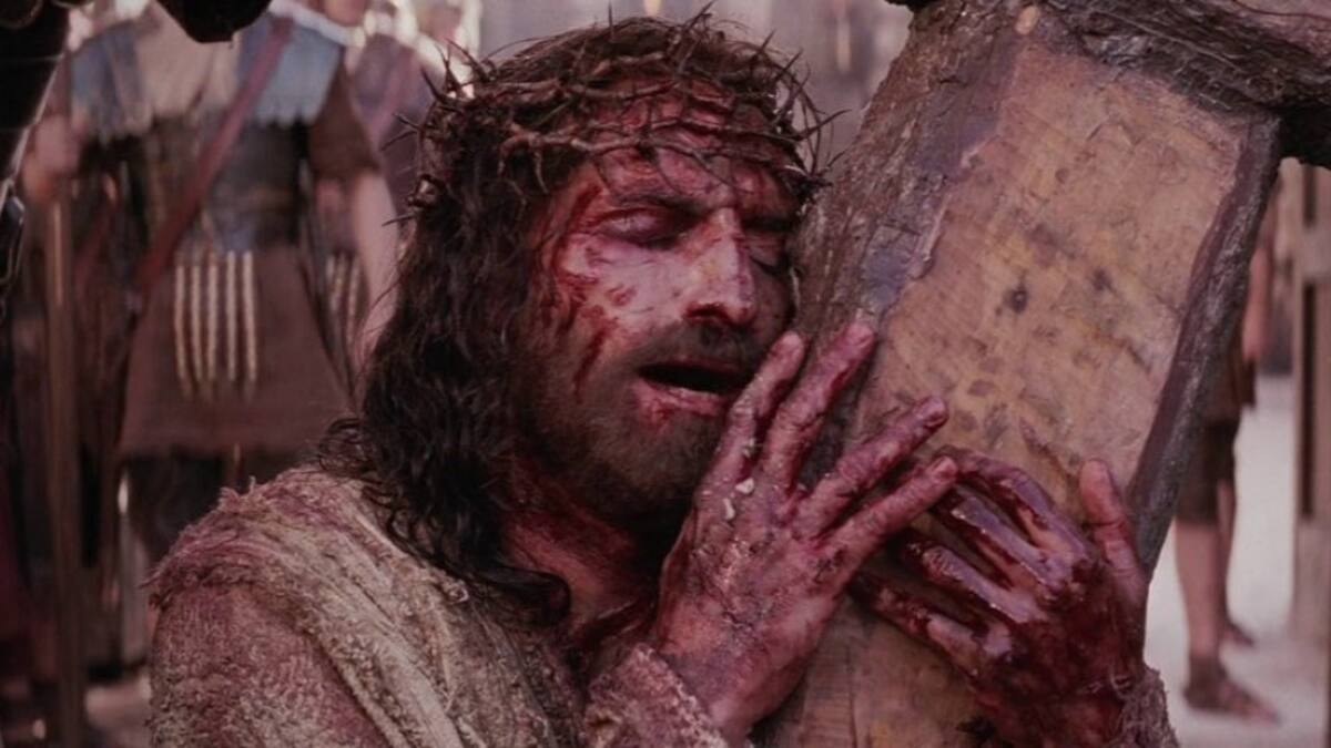 La pasión de cristo. Foto X @porktendencia
