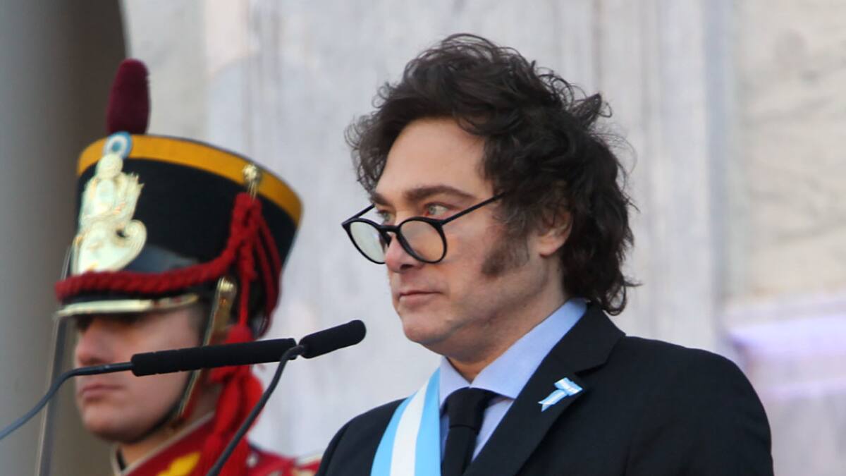 Javier Milei, presidente de la Argentina. Foto: NA