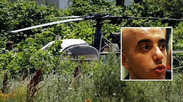 Peligroso criminal escapó armado y en helicóptero de una cárcel en Francia