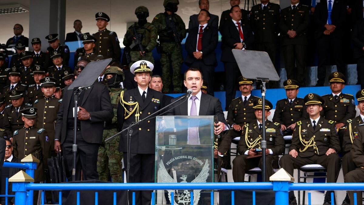 Daniel Noboa, presidente de Ecuador. Foto: Reuters.