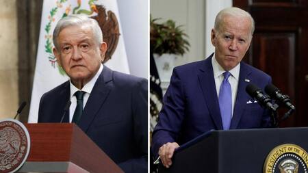 Manuel López Obrador y Joe Biden. Fotos: Reuters