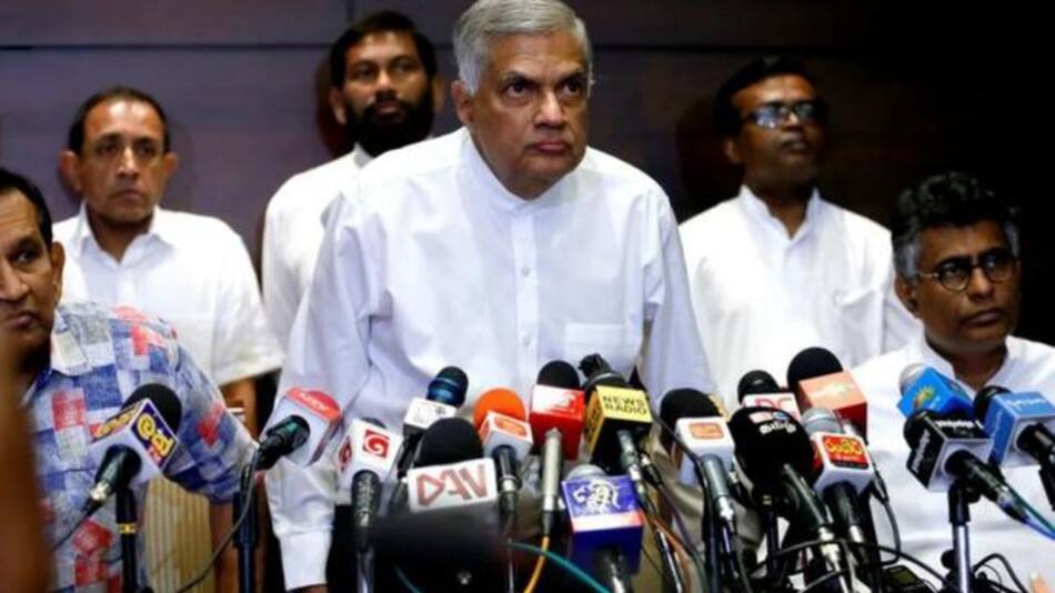 Ranil Wickremesinghe fue elegido por el Parlamento de Sri Lanka. Foto: NA.