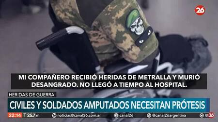 Civiles y soldados amputados necesitan prótesis: otra consecuencia de la invasión de Putin a Ucrania