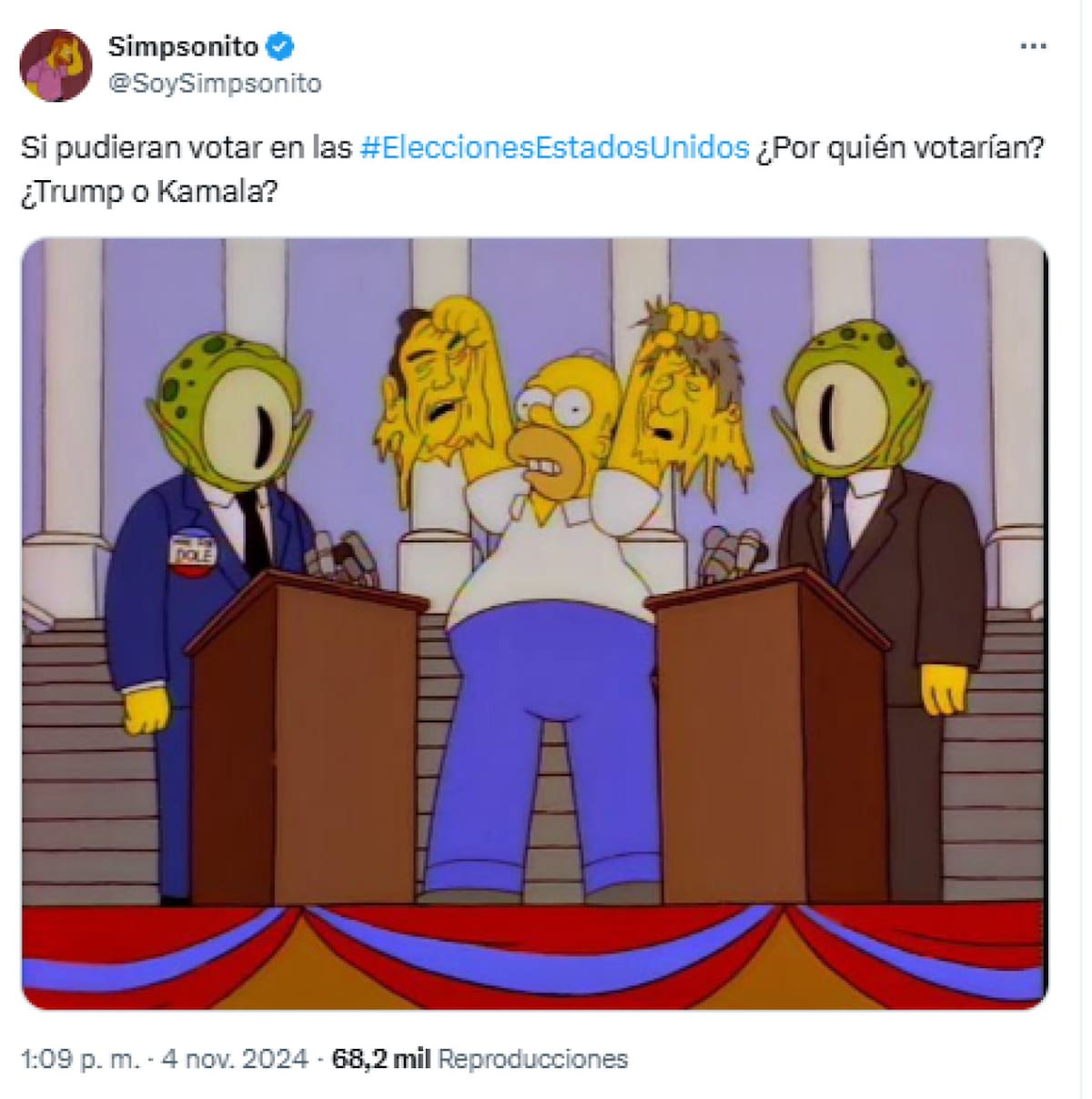 Foto X @SoySimpsonito